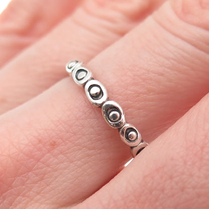 PANDORA 925 Sterling Silver Celebration Band Ring Size 7.5