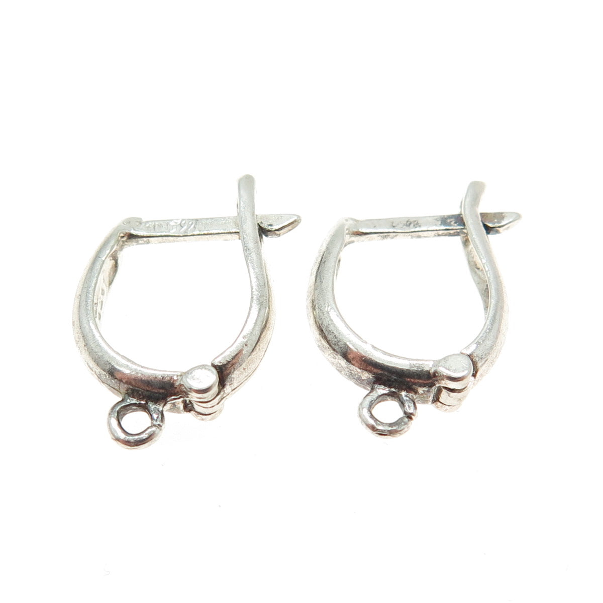 925 Sterling Silver Vintage Charm Earrings