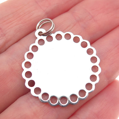 Town & Country 925 Sterling Silver Vintage Happy Birthday Charm Pendant