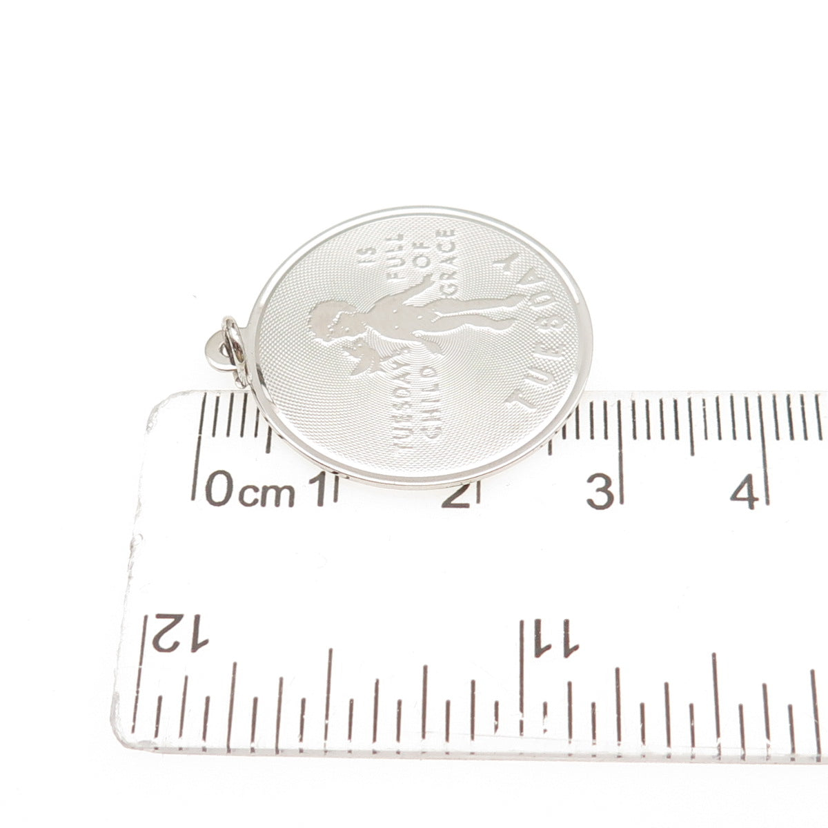 JAY POSON 925 Sterling Silver Vintage Tuesday's Child Charm Pendant