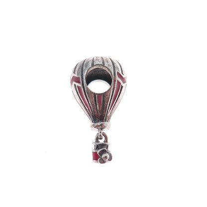 PANDORA 925 Sterling Silver Enamel Air Balloon Dangle Charm