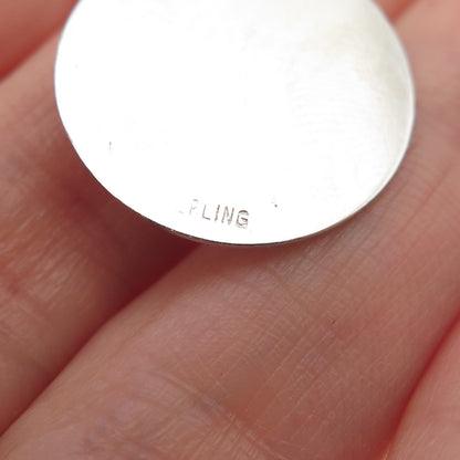 925 Sterling Silver Vintage Baby Stroller Charm Pendant