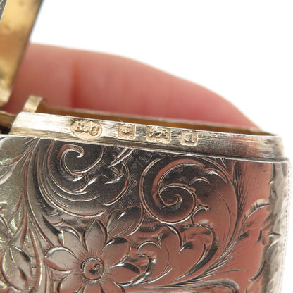 Robert Chandler 925 Sterling Silver Antique 1903 Birmingham Coin / Vesta Case