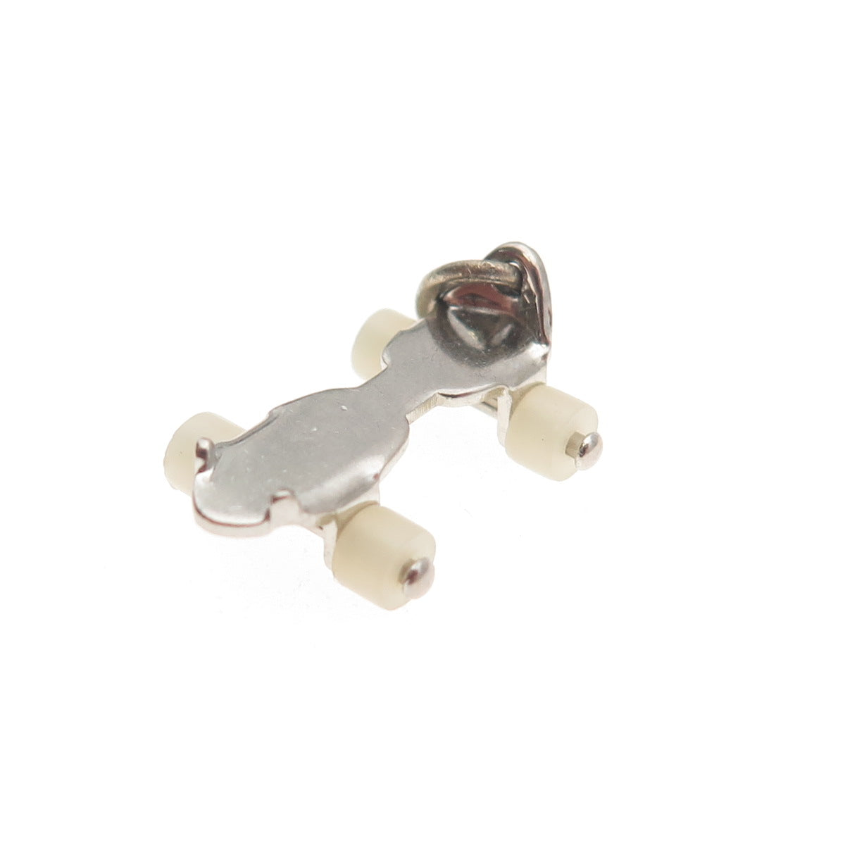 BEAU 925 Sterling Antique Art Deco Roller Skater Movable 3D Mini Charm Pendant