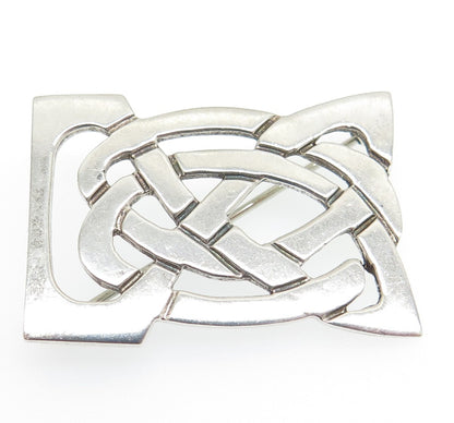 925 Sterling Silver Vintage 1996 SM Dublin Celtic Knot Pin Brooch
