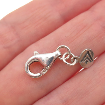 Silpada 925 Sterling Silver Vintage Bracelet / Necklace Lobster Lock Clasp