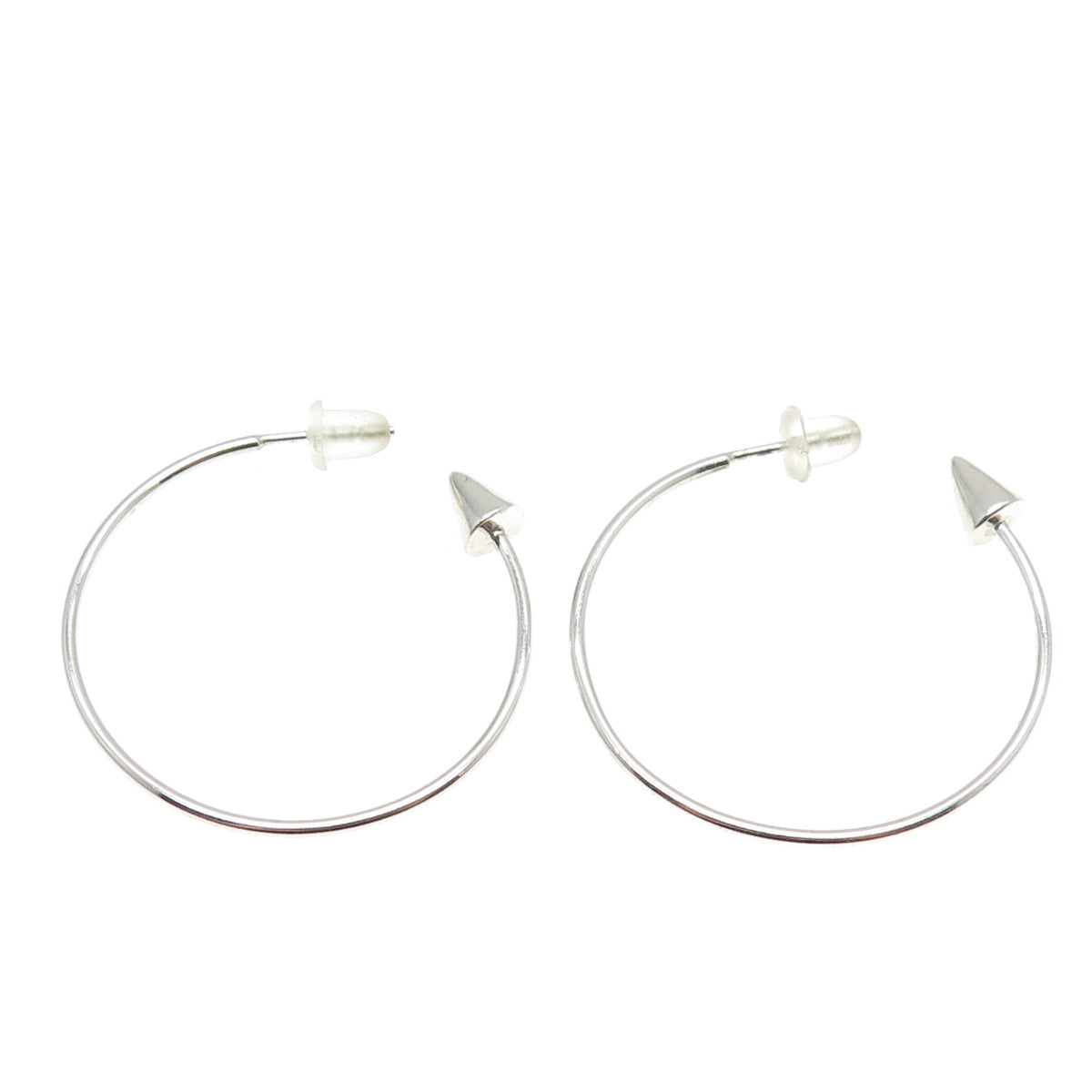 925 Sterling Silver Arrow Hoop Earrings