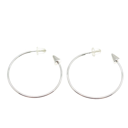 925 Sterling Silver Arrow Hoop Earrings