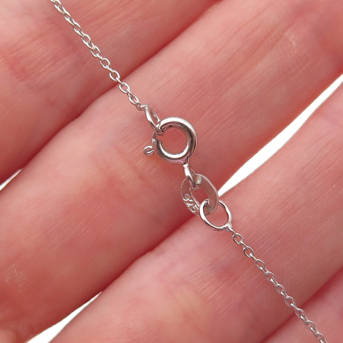 Chuck Clemency 925 Sterling Silver Real Tanzanite Cable Chain Necklace 20"