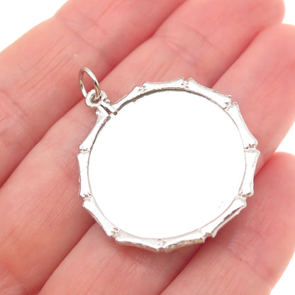 925 Sterling Silver Vintage Rhinestone Nativity Scene Christmas Charm Pendant