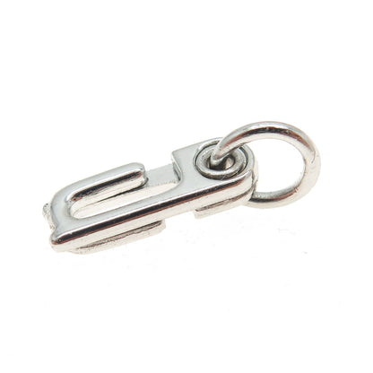 925 Sterling Silver Vintage Bracelet / Necklace Paperclip Slide Hook Clasp Lock