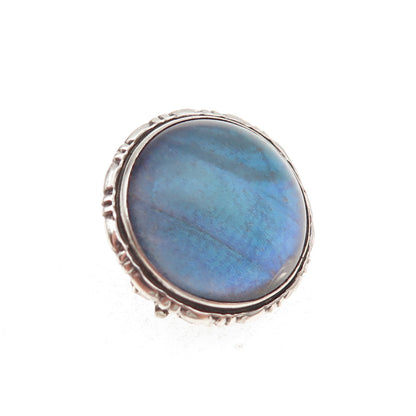 925 Sterling Silver Vintage Monarch Butterfly Wing Oxidized Pin Brooch