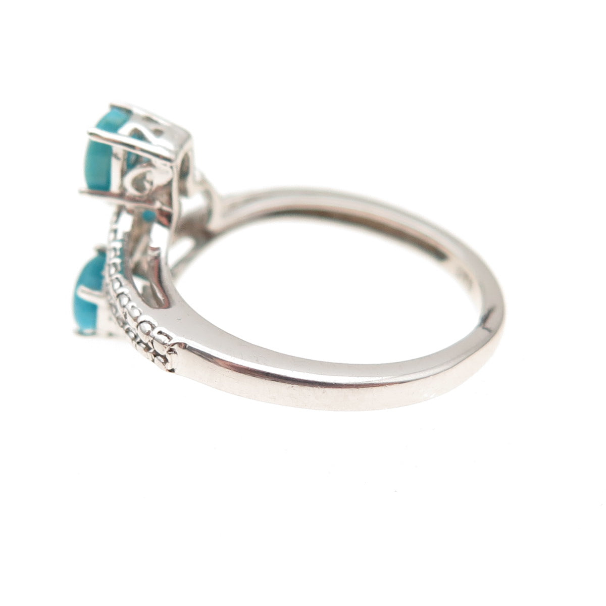 Chuck Clemency 925 Sterling Silver Real Sleeping Beauty Turquoise Ring Size 6.25