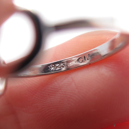 925 Sterling Silver Vintage Infinity Ring Size 5.25