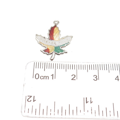 BREADNER CO. 925 Sterling Silver Vintage Enamel Niagara Falls Charm Pendant