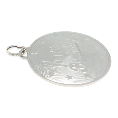 B. A. BALLOU & CO. 925 Sterling Silver Vintage "Happy Birthday" Pendant