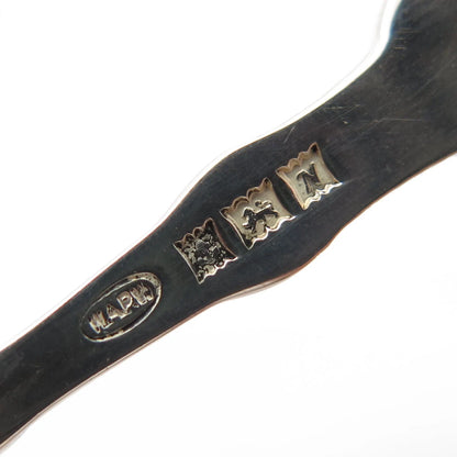 925 Sterling Silver Vintage Birmingham Enamel "London" Tea Spoon