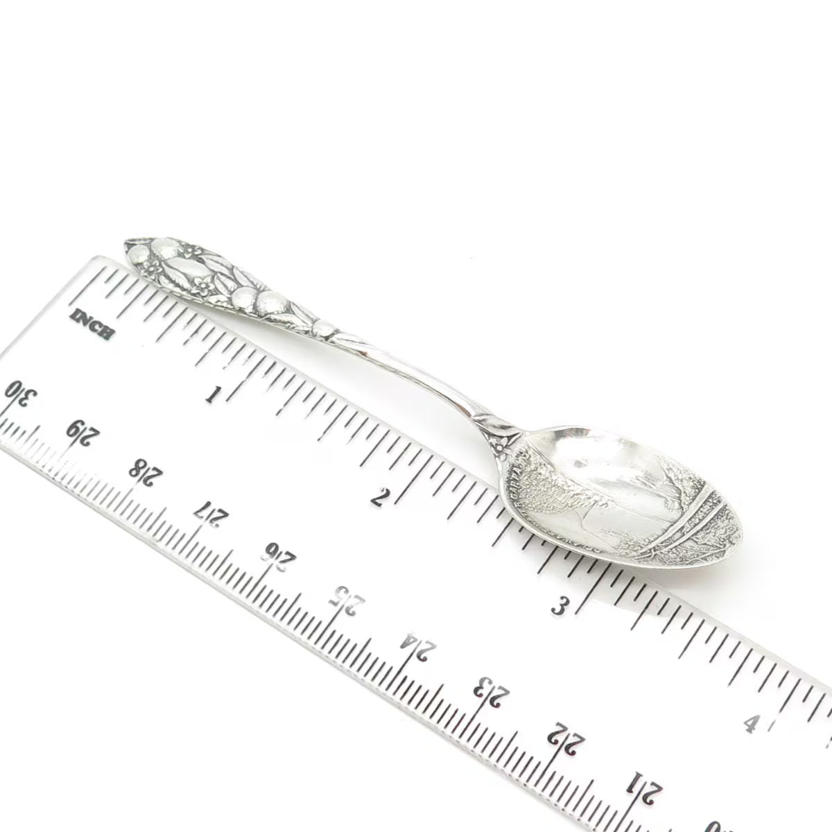 925 Sterling Silver Antique Lous David Andersen Delaware States & Cities Spoon