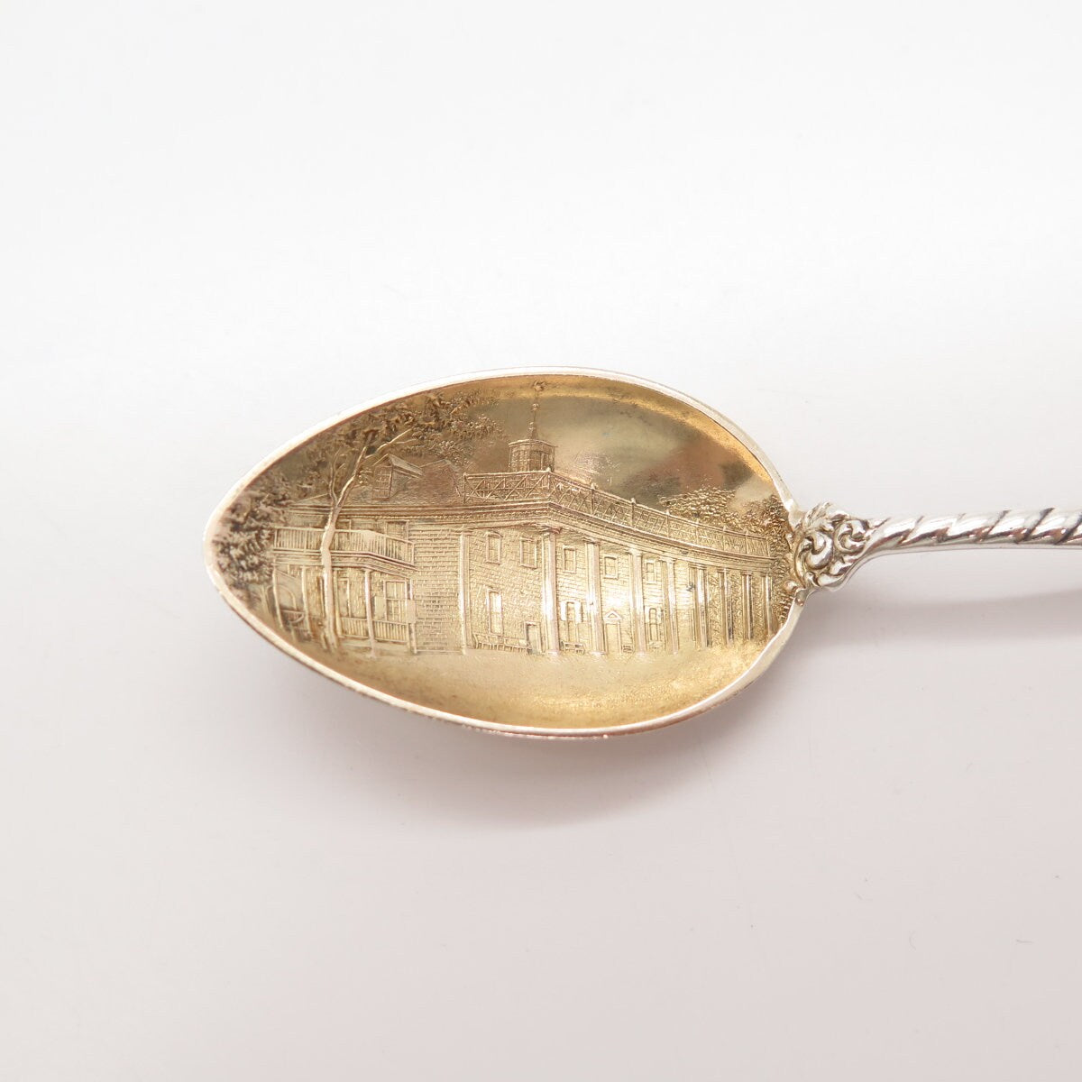 925 Sterling Silver 2-Tone Vintage "Mount Vernon" Spoon