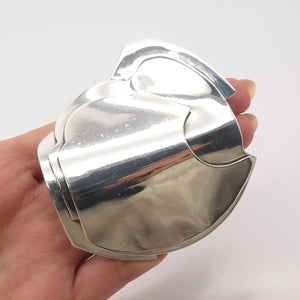 925 Sterling Silver Vintage Mexico John Rake Modernist Slide Pendant