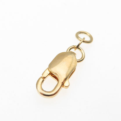 925 Sterling Silver Gold Plated Bracelet / Necklace Lobster Claw Lock Clasp