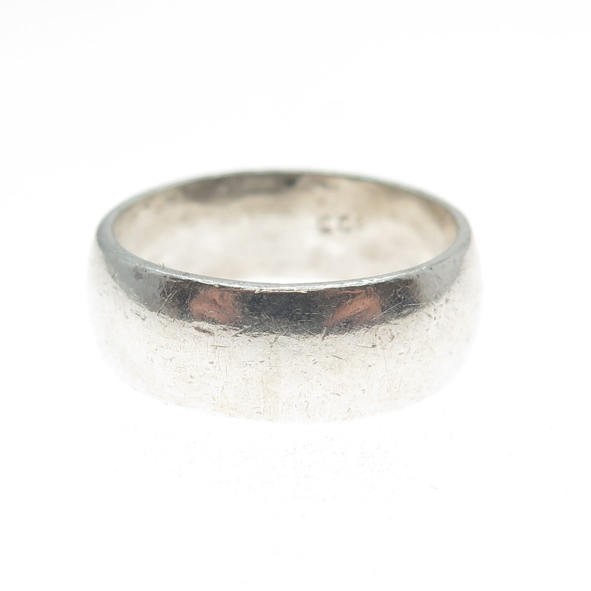925 Sterling Silver Vintage Wedding Band Ring Size 6.75