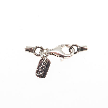 Didae 925 Sterling Silver Vintage Israel Lobster Lock Bracelet / Necklace Ends