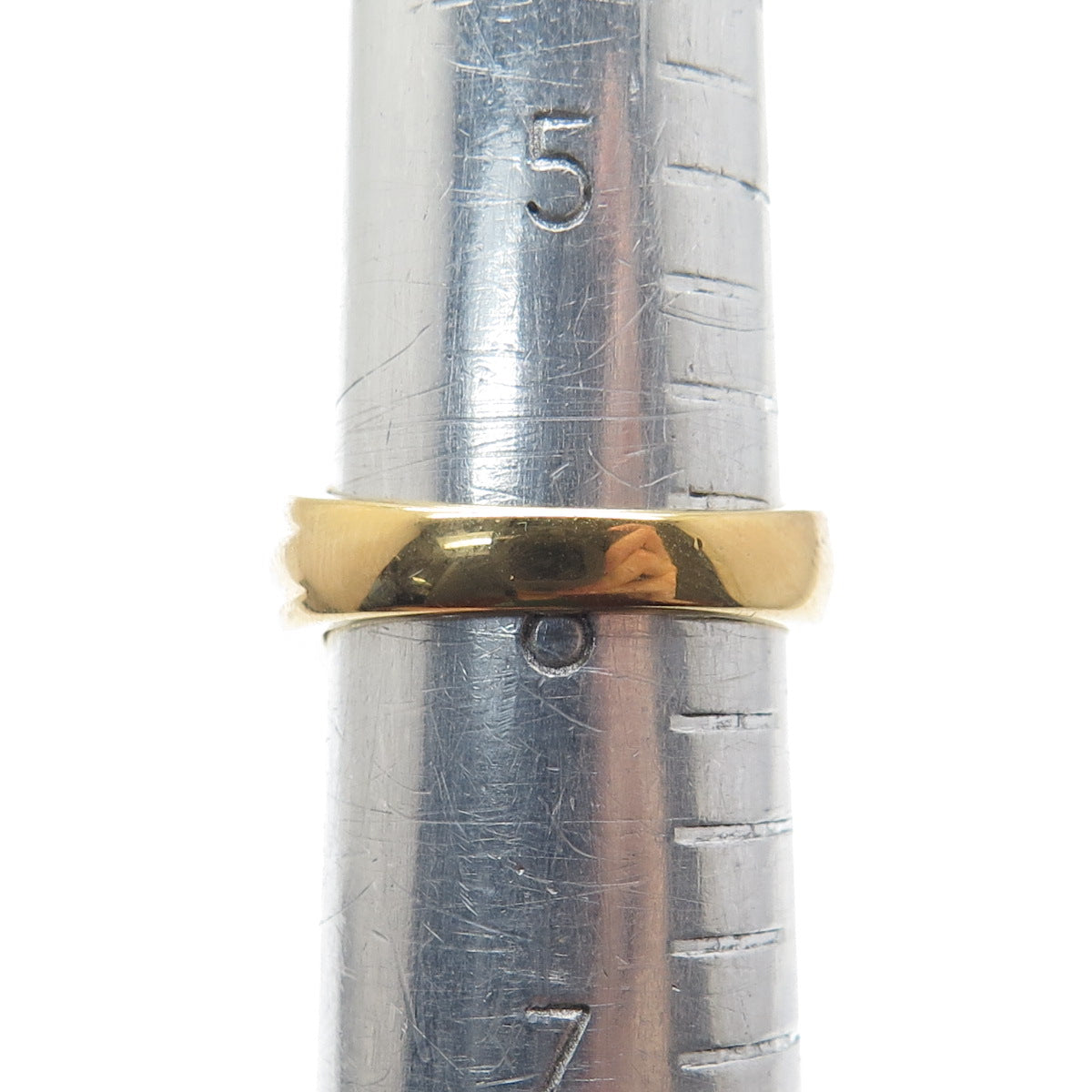 ROSS SIMONS 925 Sterling Silver Gold Plated Real Tiger Eye Beaded Ring Size 6