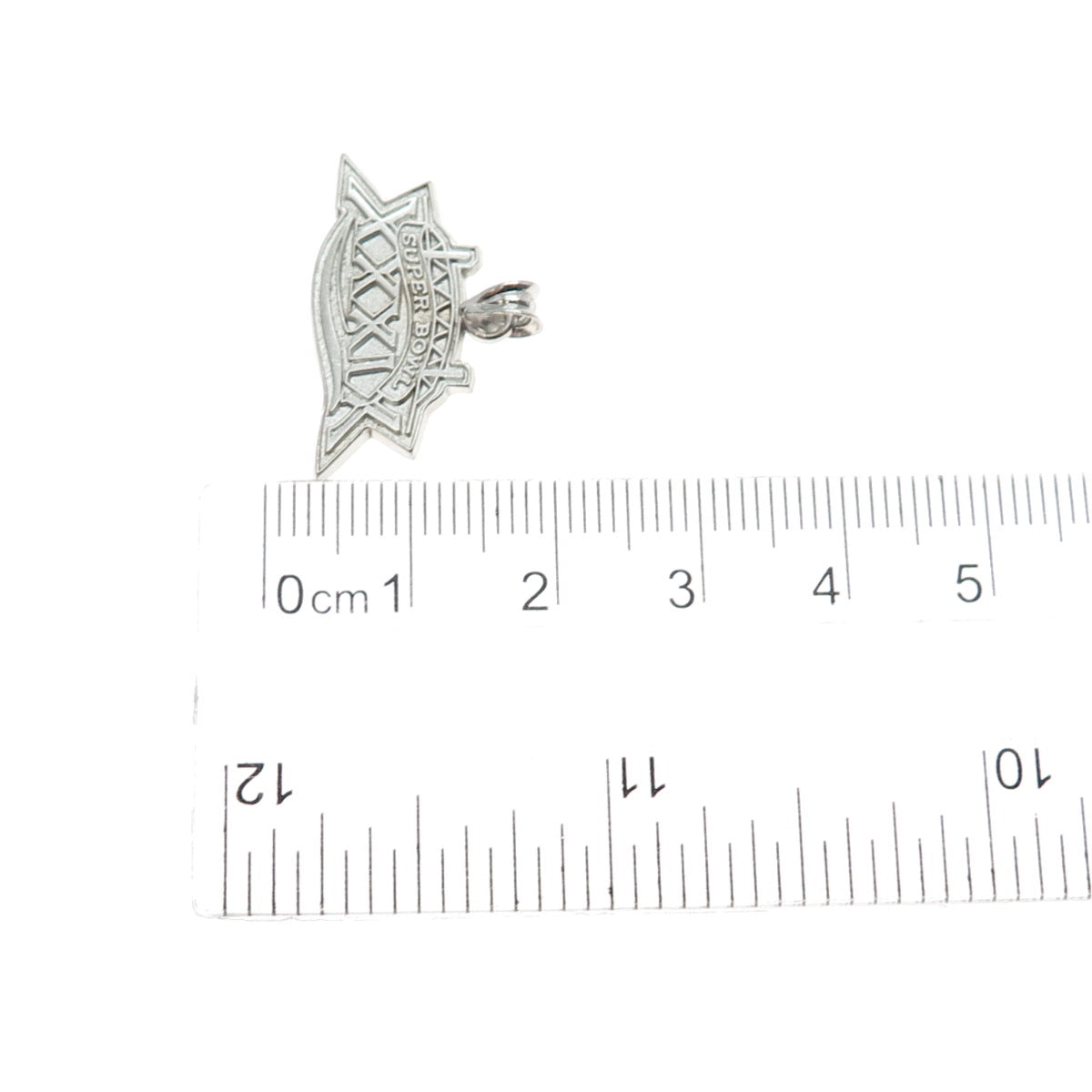 MICHAEL ANTHONY 925 Sterling Silver Vintage 1998 Super Bowl XXXIX Charm Pendant