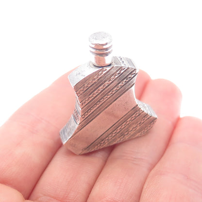 916 Silver Antique Art Deco European Perfume Bottle