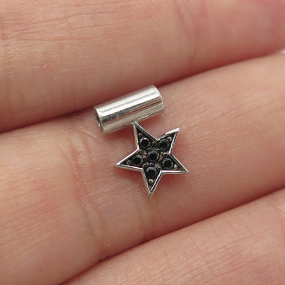 NOMINATION Italy 925 Sterling Silver Black Spinel Star SeiMia Pendant