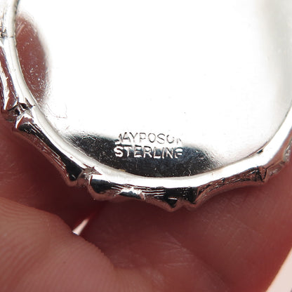 JAY POSON 925 Sterling Silver Vintage Chai Judaica Charm Pendant