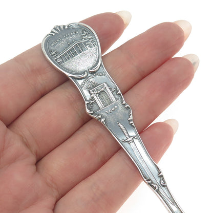 MECHANICS 925 Sterling Silver Antique Art Deco Washington Tea Spoon