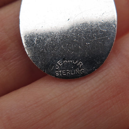 JEANOR Sterling Silver Vintage Merry Christmas Praying Hands Mini Charm Pendant