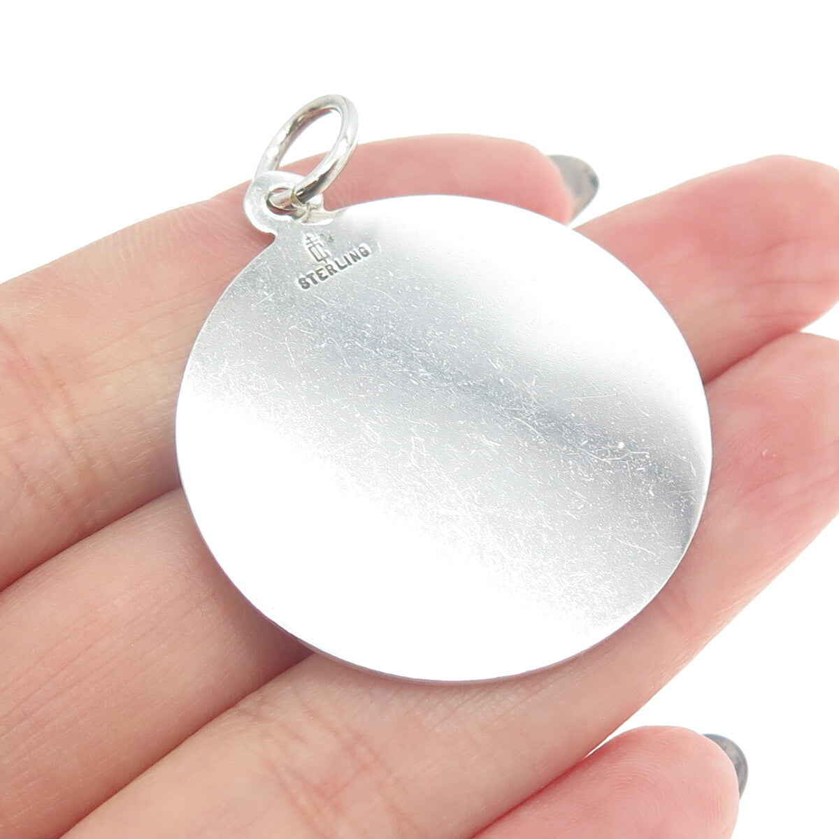 CHARLES THOMAE 925 Sterling Silver Vintage Cancer Zodiac Sign Pendant