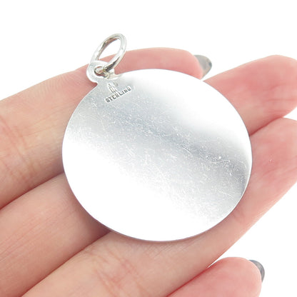 CHARLES THOMAE 925 Sterling Silver Vintage Cancer Zodiac Sign Pendant