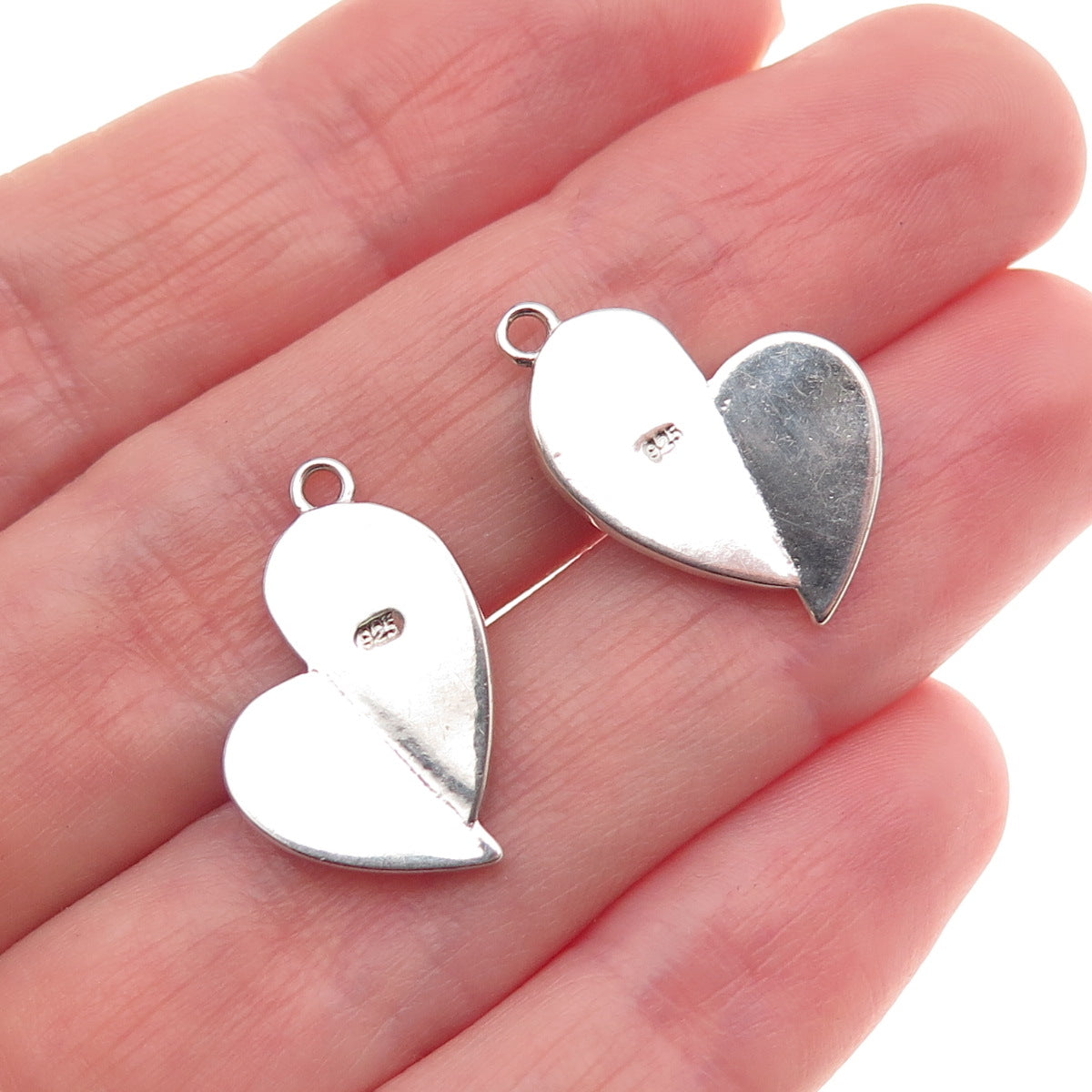 925 Sterling Silver Vintage Real Opal Modernist Petal Jacket Earrings