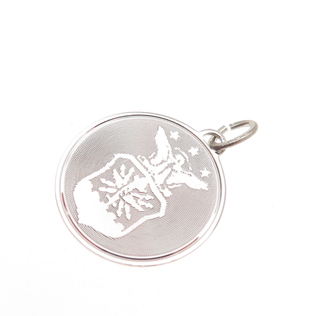 BEAU 925 Sterling Silver Vintage US Air Force Mini Charm Pendant