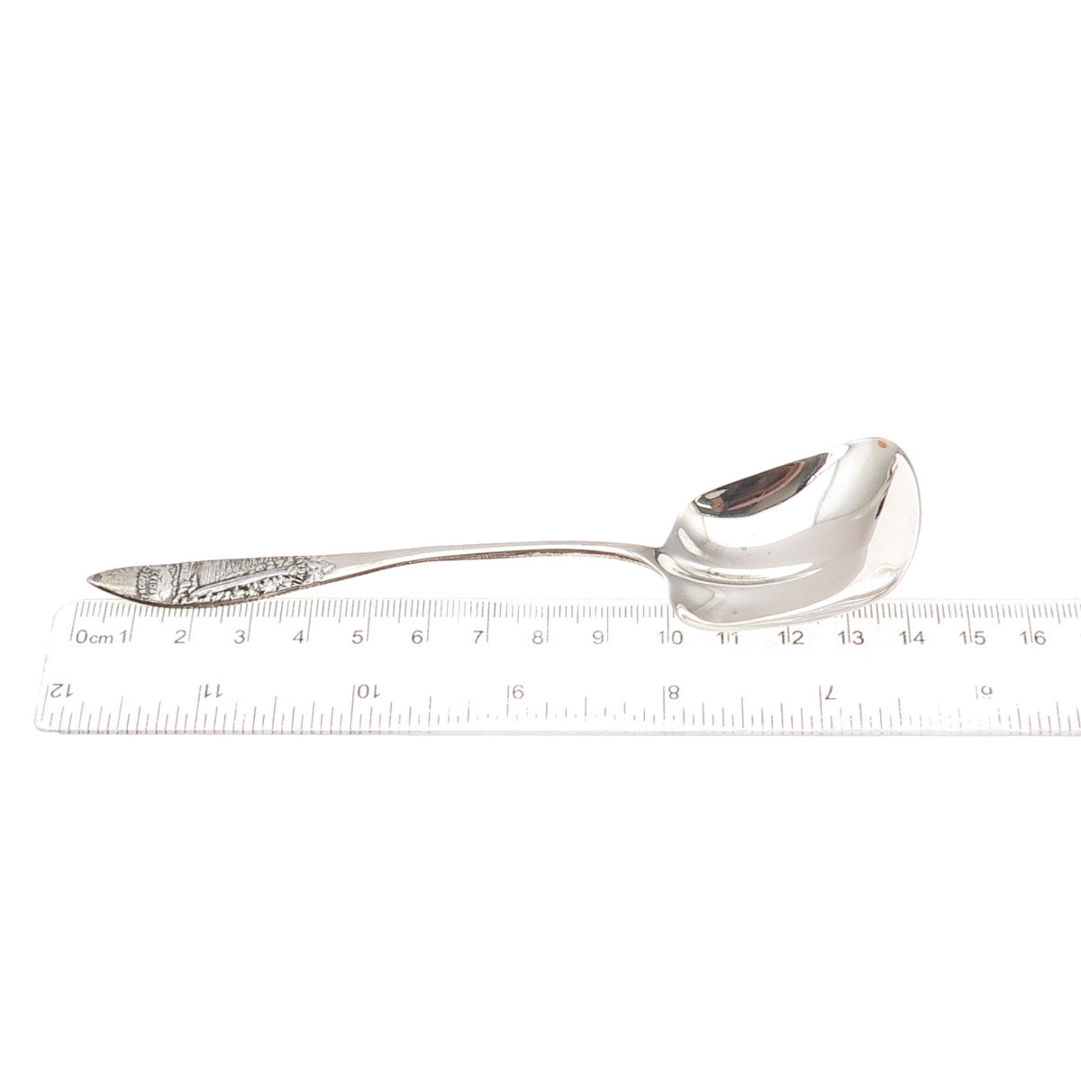 Weidlich Sterling Silver Antique Art Deco Prospect Point Niagara Ice Cream Spoon