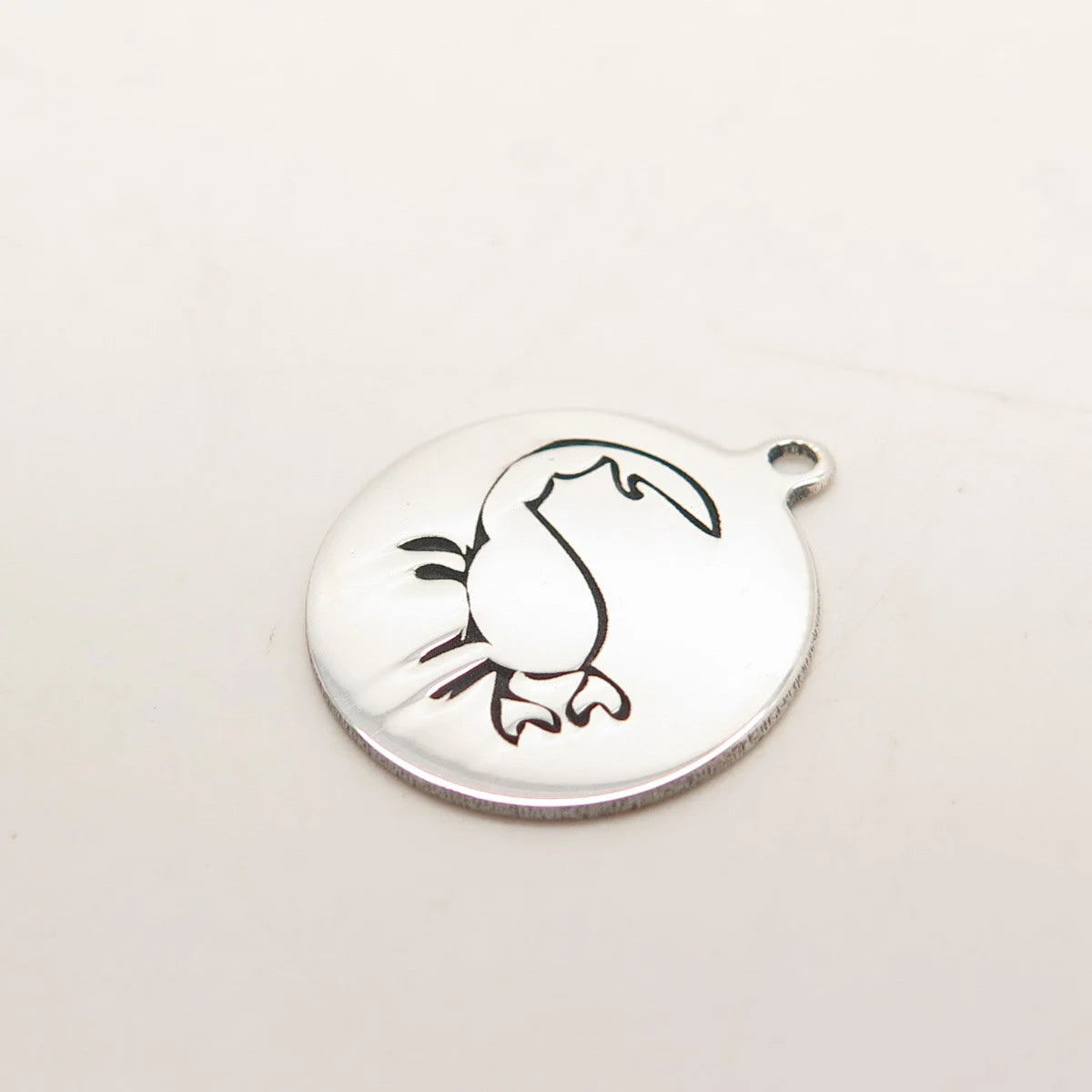 925 Sterling Silver USA Two In Town Scorpio Zodiac Sign Charm Pendant