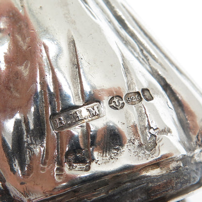 BERTHOLD HERMANN MULLER 925 Sterling Antique 1914 Dutch Lady Salt Pepper Shaker