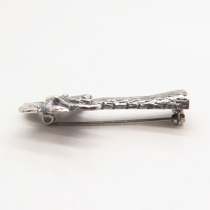925 Sterling Silver Vintage Palm Tree Pin Brooch