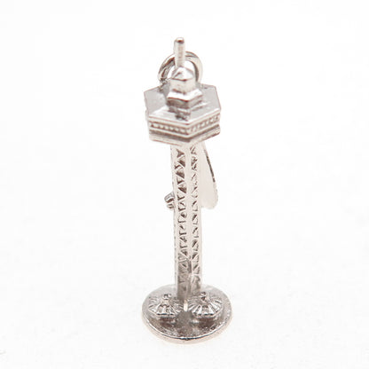 Pacific Jewelry Sterling Silver Vintage Sky Tower Magic Mountain Charm Pendant