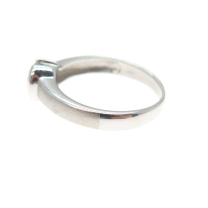 925 Sterling Silver Round-Cut C Z Promise Ring Size 6.75