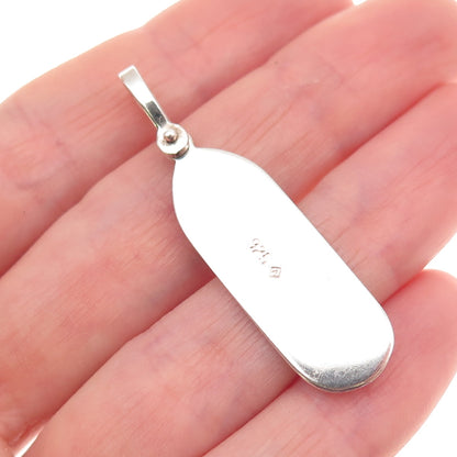 925 Sterling Silver Vintage Peruvian Cuzco Charm Pendant