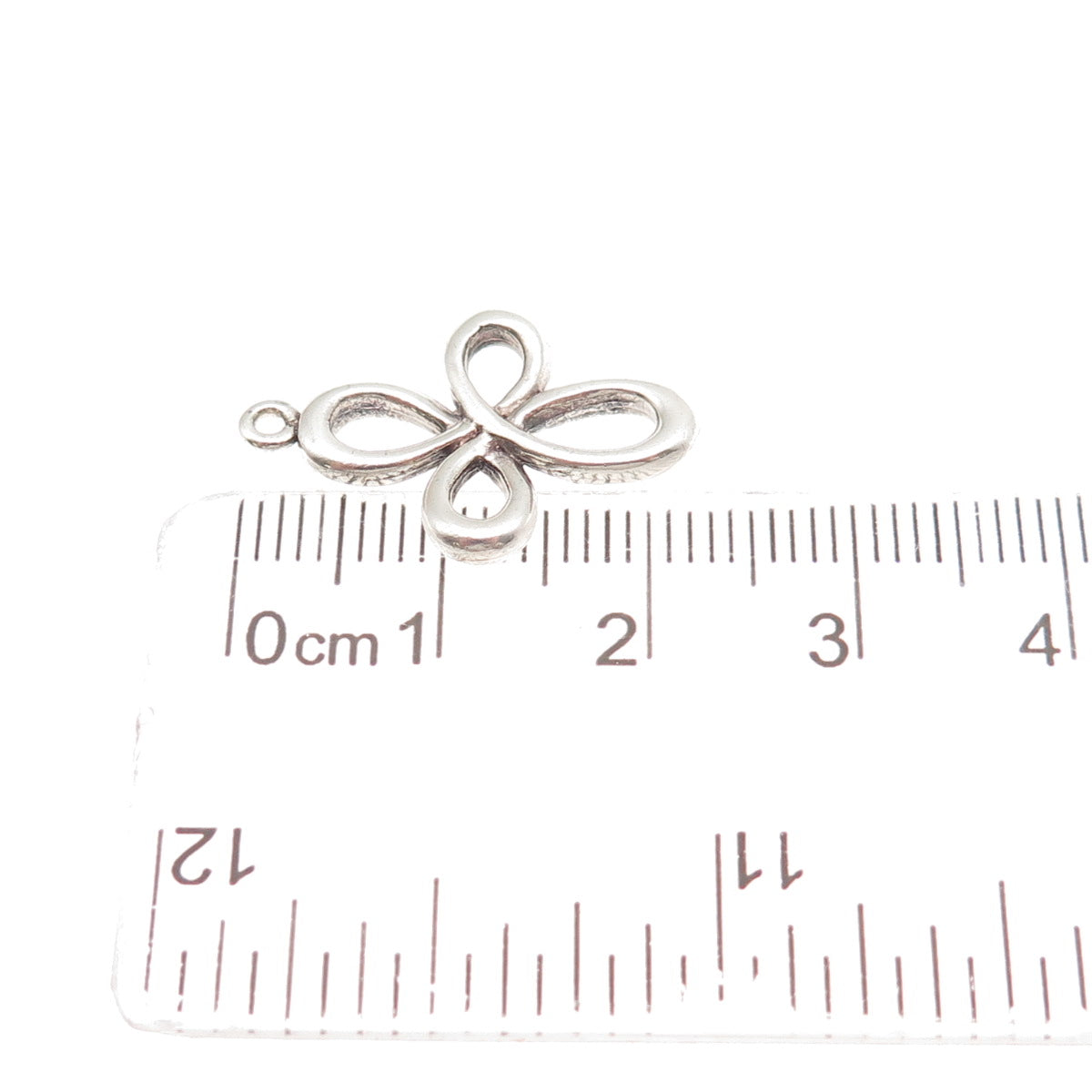 925 Sterling Silver Vintage Cross Ornate Mini Charm Pendant