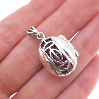 Kit Heath 925 Sterling Silver Vintage 1995 Celtic Locket Charm Pendant