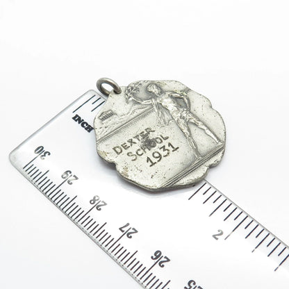 925 Sterling Silver Antique Dieges & Clust Dexter School 1931 Pendant