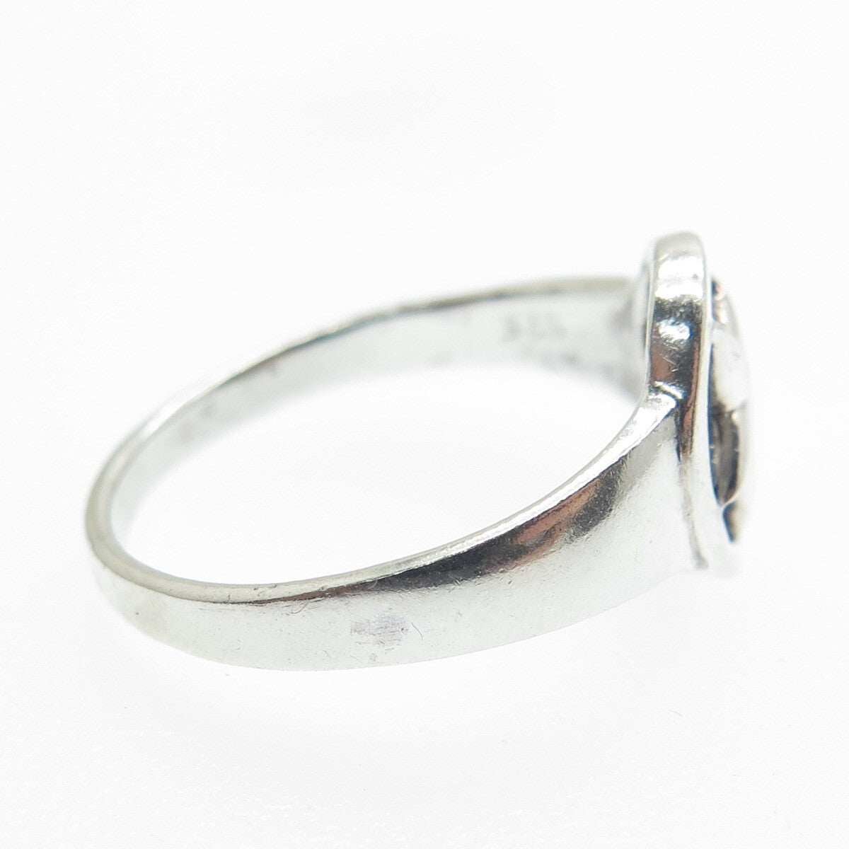 925 Sterling Silver Vintage Star Ring Size 8.5