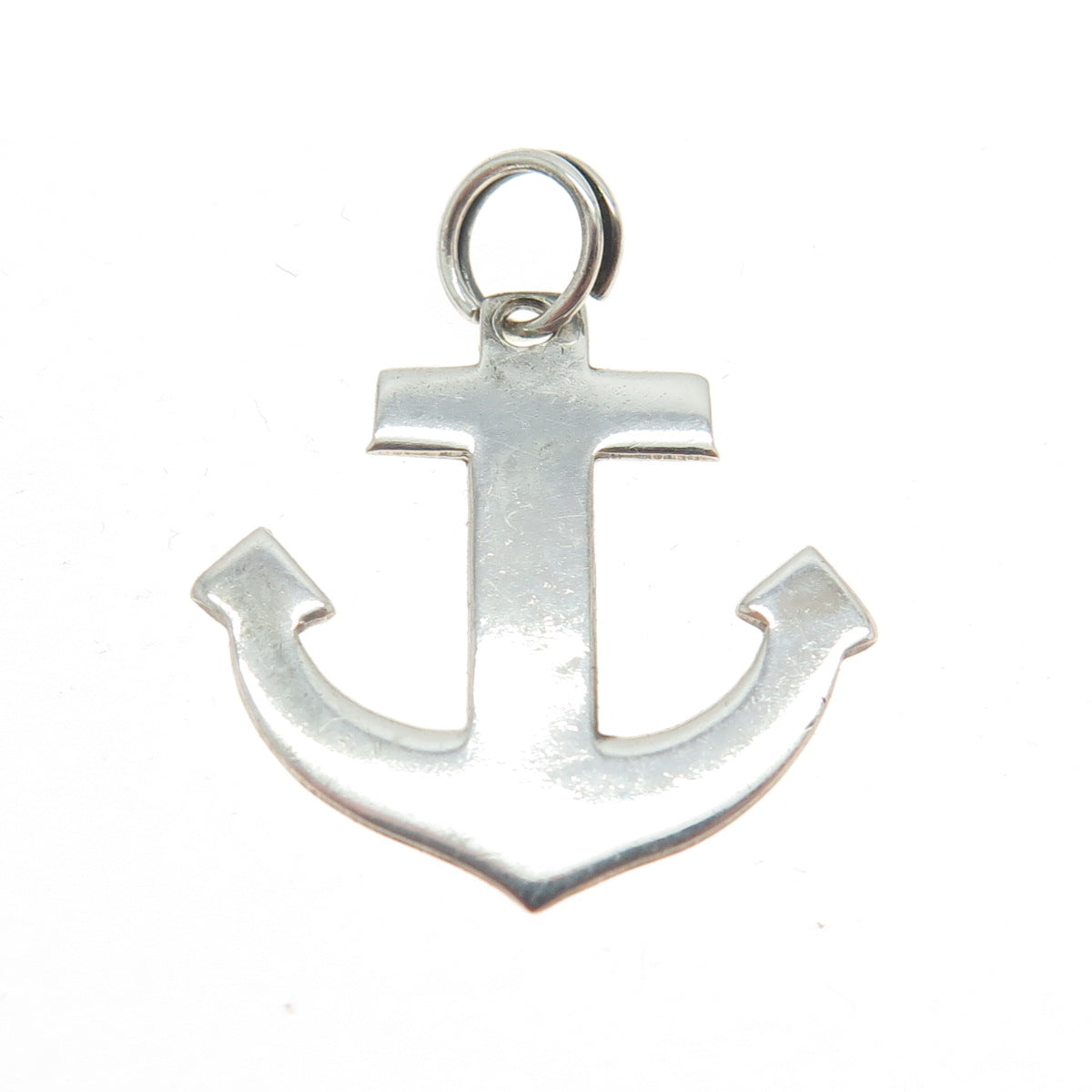 925 Sterling Silver Vintage Anchor Charm Pendant